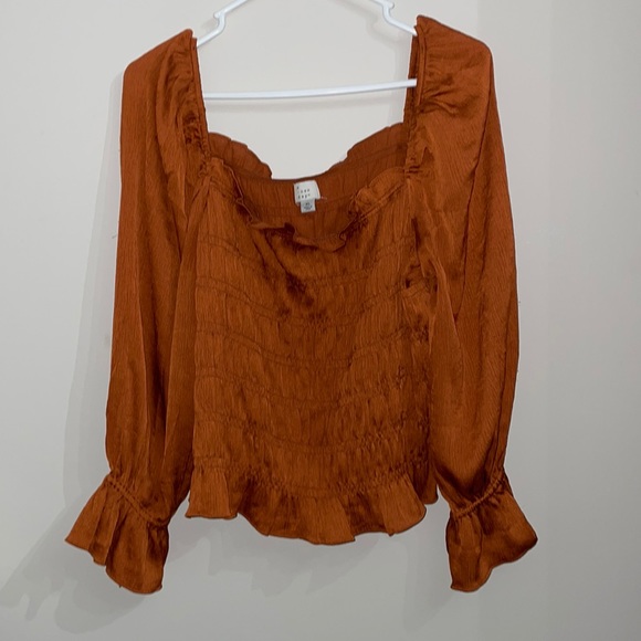 a new day Tops - Womens puff long sleeve Top, XL